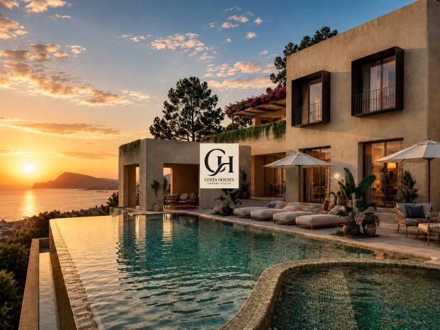 VILLA ALMARE · VISTAS PANORAMICAS AL MAR Y ARQUITECTURA ORGANICA EN ALTEA HILLS