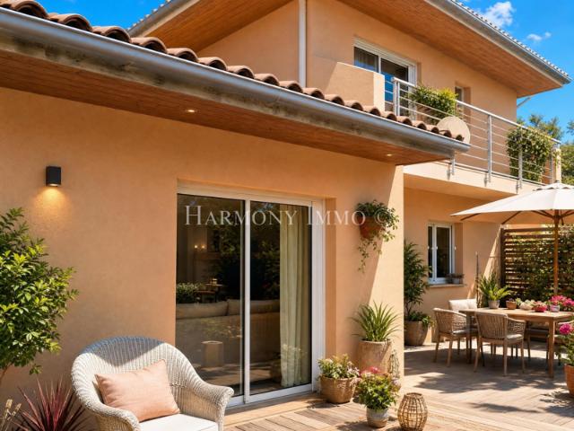 Villa avec jardin arboré Ouest Corse, 3 min des plages