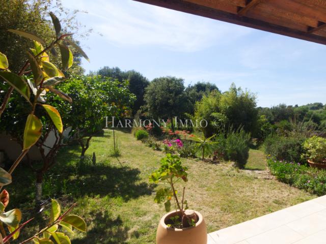 Villa avec jardin arboré Ouest Corse, 3 min des plages