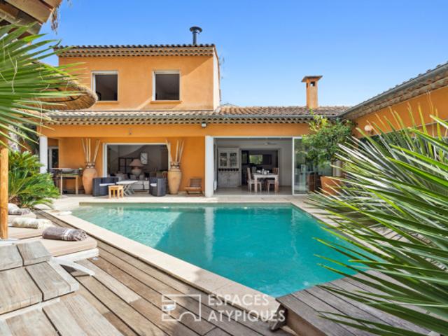 Villa avec piscine à l'ambiance Balinaise