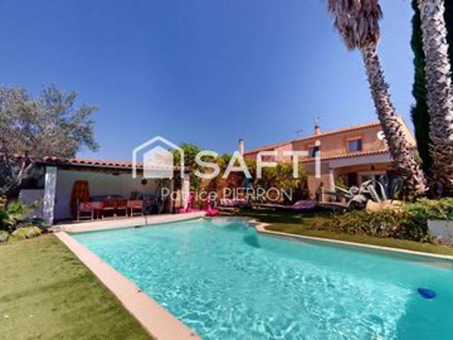 Villa avec piscine et jardin à Cournonterral