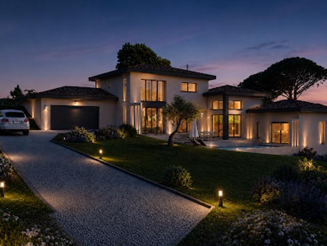 Villa avec piscine et jardin