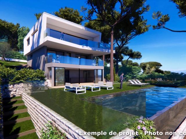 Villa avec splendide vue mer, Cap d'Antibes 215m² Antibes