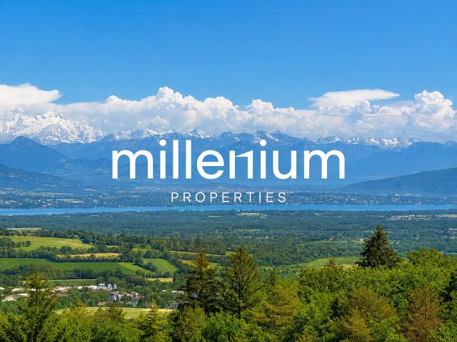 Villa avec vue panoramique sur le lac Léman et le Mont Blanc