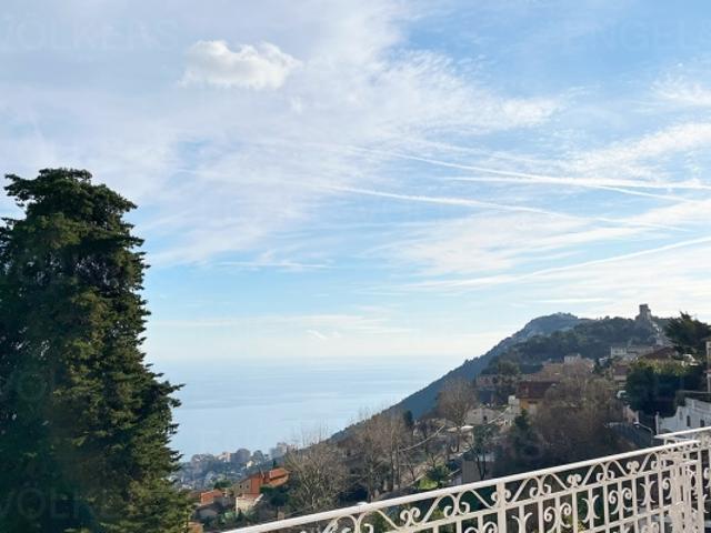 Villa avec vue sur la mer et la Principauté de Monaco