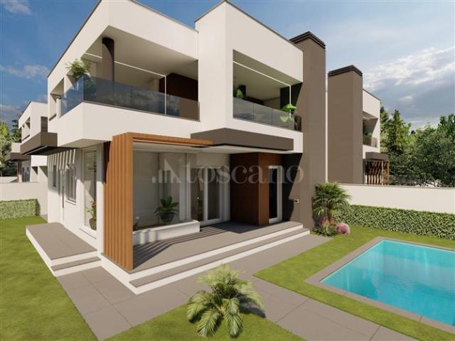 Villa Bifamiliare di 175 mq a Axa, Casal Palocco, Infernetto Roma