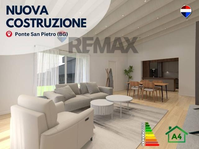 Villa bifamiliare in vendita a Ponte San Pietro via Massimo d'Azeglio
