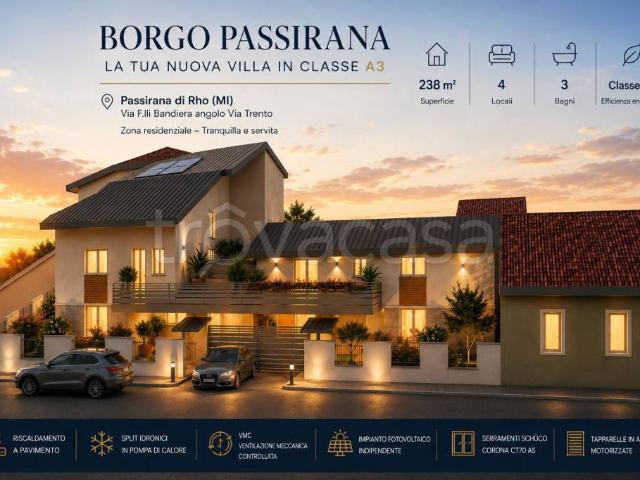 Villa bifamiliare in vendita a Passirana, Rho
