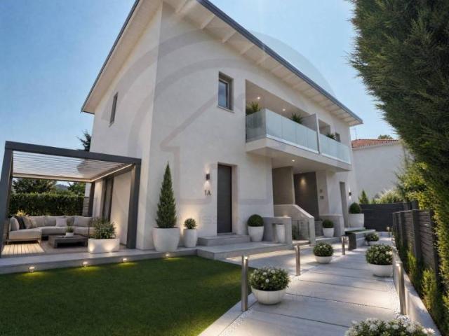 Villa bifamiliare in vendita a Vedano al Lambro via Vittorio Alfieri