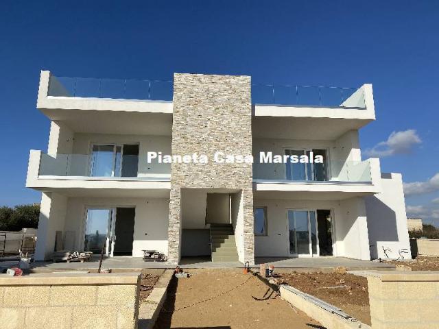 Villa Bifamiliare in affitto a Marsala contrada Birgi, arredato, giardino privato, terrazzo TrovaCasa