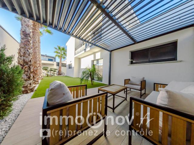 Villa californienne 5P 150m² + piscine + Jardin, Terrasse 150m² Narbonne