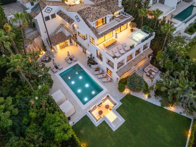 Villa Cielo Mar, villa andaluza con vistas panorámicas – Nueva Andalucía, Marbella