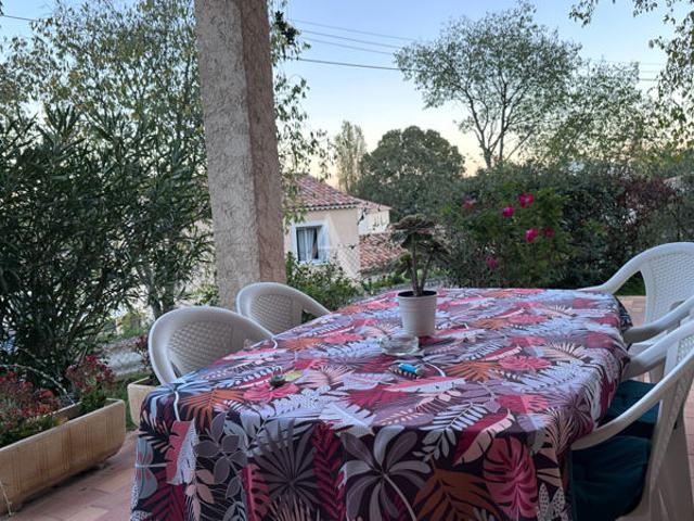 VILLA COMPOSEE D UN T4 ET T2 AVEC TERRASSES JARDIN GARAGE ET CAVE A MANOSQUE VENDUE LOUEE
