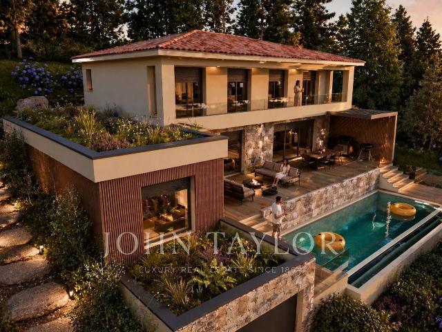 Villa contemporaine neuve avec piscine et vue dégagée 180m² Saint Paul de Vence