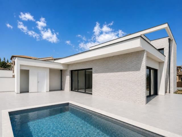 Villa contemporaine neuve avec piscine, suite parentale en RDC, 3 salles d’eau, double garage et vue dégagée