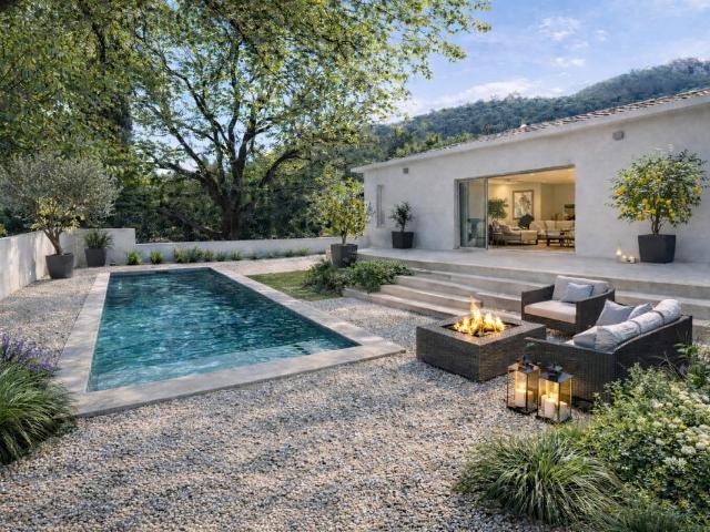 Villa Contemporaine neuve plain pied T5 de 128m² sur un terrain de 750m²