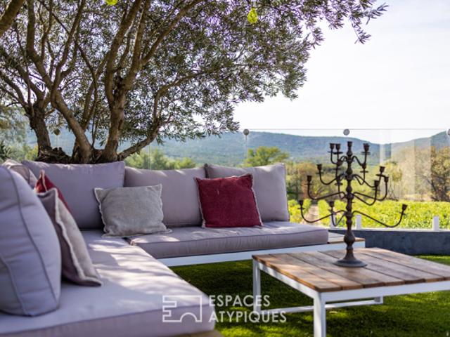 Villa contemporaine au coeur des vignes