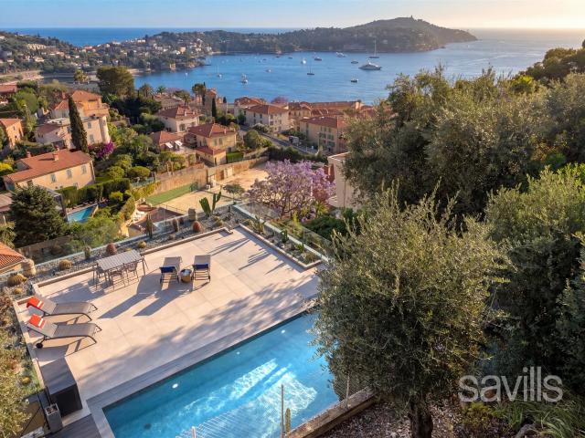 Villa contemporaine avec vue mer et piscine 160m² Villefranche sur Mer