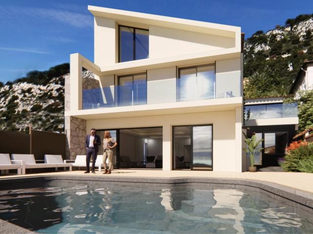 Villa contemporaine avec vue mer panoramique – Beaulieu sur Mer