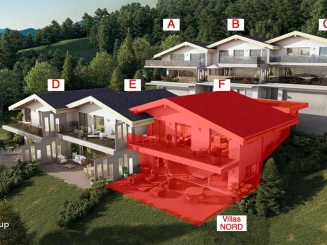 Villa contemporaine avec vue panoramique sur la plaine du Rhône