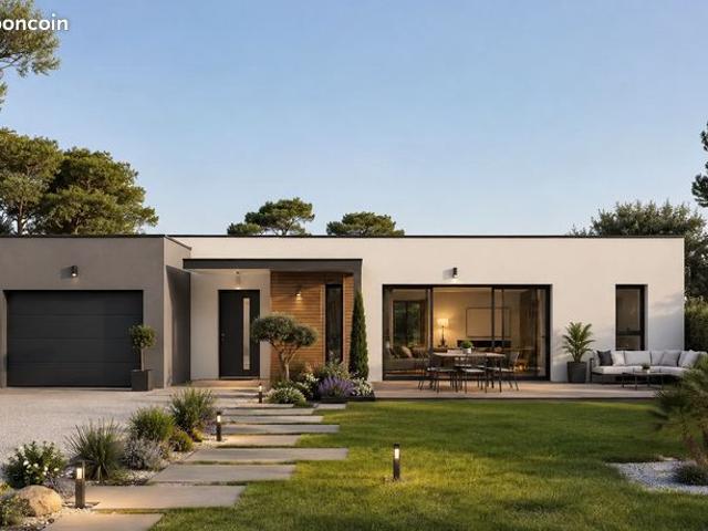 Villa contemporaine à toit plat