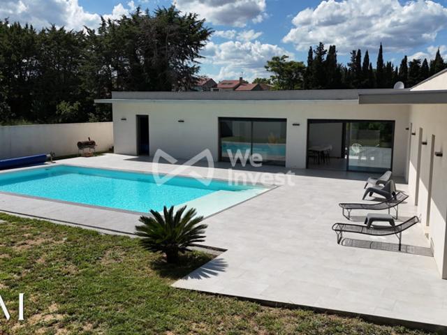 Villa contemporaine de plain pied – 178 m² – 4 chambres –