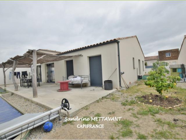 Villa contemporaine de plain pied, 6PC, à vendre SAINT THIBERY 34