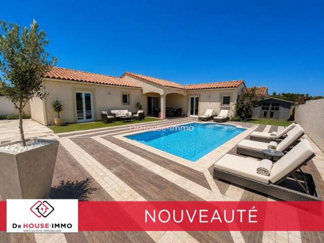 Villa contemporaine de 4 chambres avec piscine et garage à *Villegly * 11600
