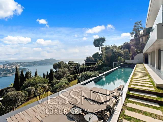 Villa contemporaine d'exception avec vue mer imprenable 360m² Villefranche sur Mer