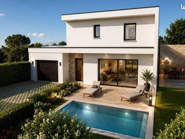 Villa contemporaine sur un terrain de 376 m²