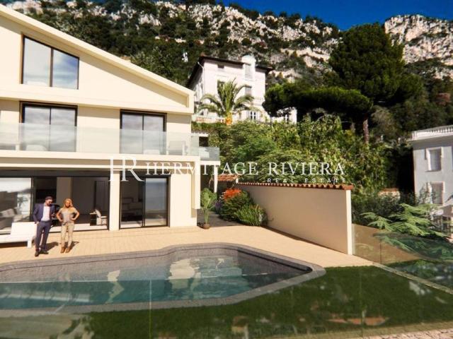 Villa Contemporaine Vue Mer Piscine 183m² Beaulieu sur Mer