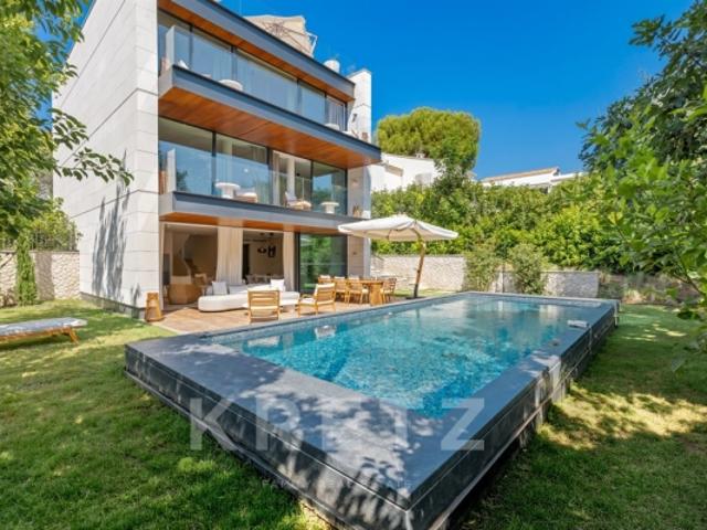 Villa contemporaine, vue panoramique sur mer, Cap Ferrat