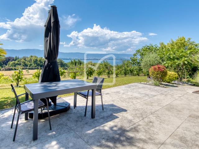 Villa contemporaine 170 m2 Vue lac panoramique Chens sur Léman