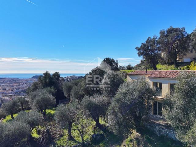 Villa contemporaine 2023 Rimiez. Vue mer et montagnes. Piscine