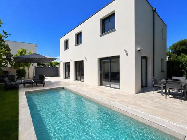 Villa contemporaine 2024 avec piscine | Montpellier Croix d'Argent