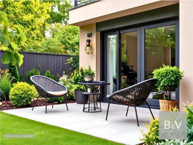 Villa contemporaine 4 pièces de 85 m² avec jardin – Centre ville Saint Jean / Quintaou – Proche plages