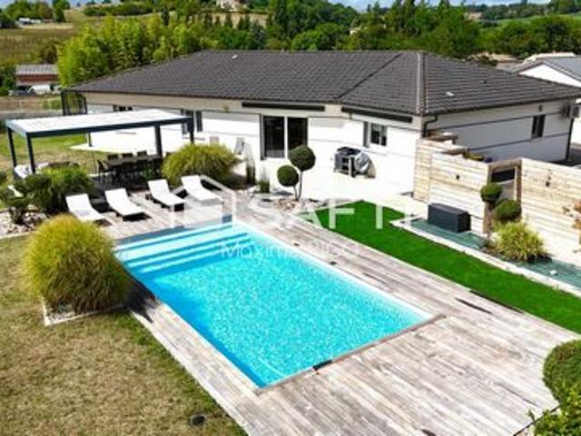 Villa contemporaine 6 pièces avec piscine
