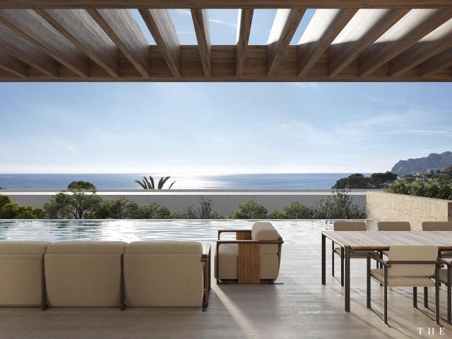 Villa contemporánea con vistas panorámicas al mar en La Fust. 374m² Benissa