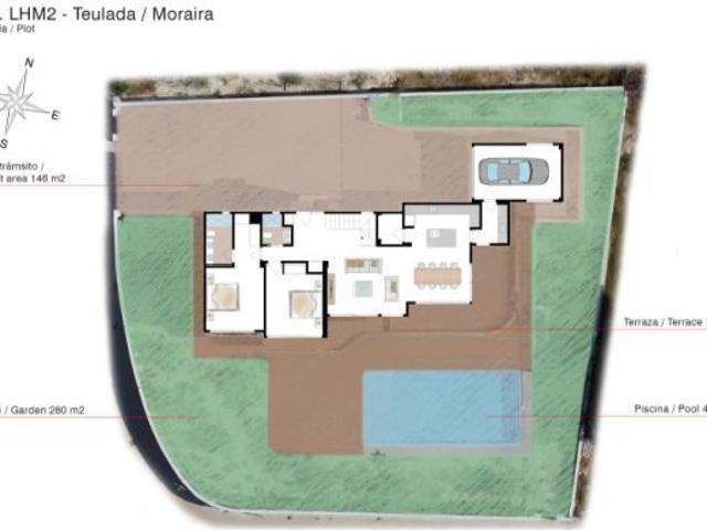 VILLA CONTEMPORÁNEA DE DISEÑO CON VISTAS AL MAR EN MORAIRA