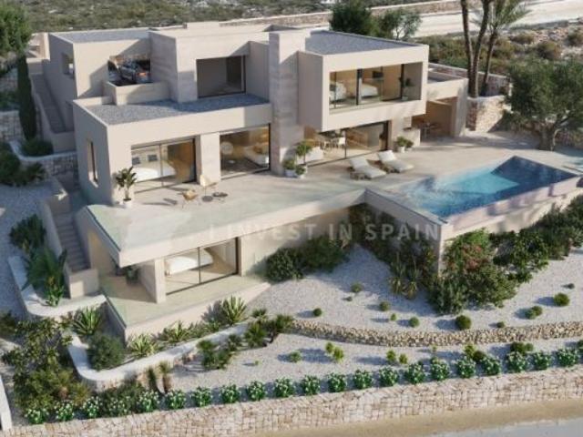 Villa contemporánea de lujo con vistas al mar y arquitectura espectacular en la