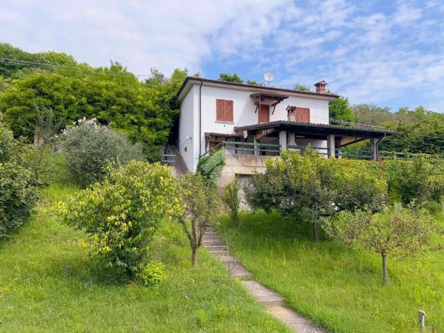 Villa con giardino a Montescano