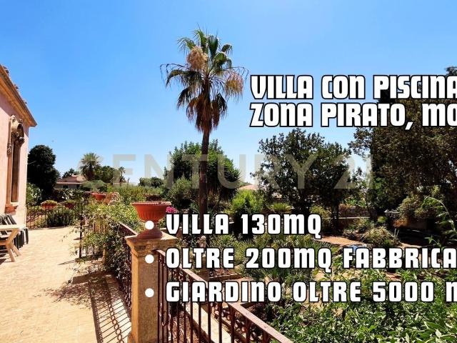 Villa con giardino in pirato cava maria 39, Modica