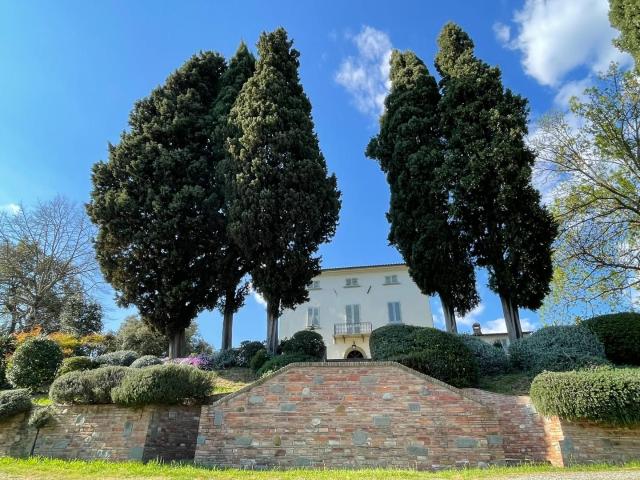 Villa con giardino, Vinci toiano
