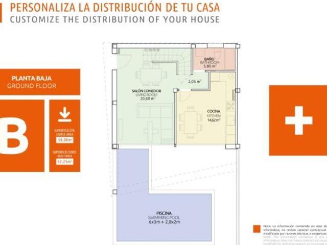 Villa con piscina en Gran Alacant, a tan solo 15 minutos de la ciudad de Alicante
