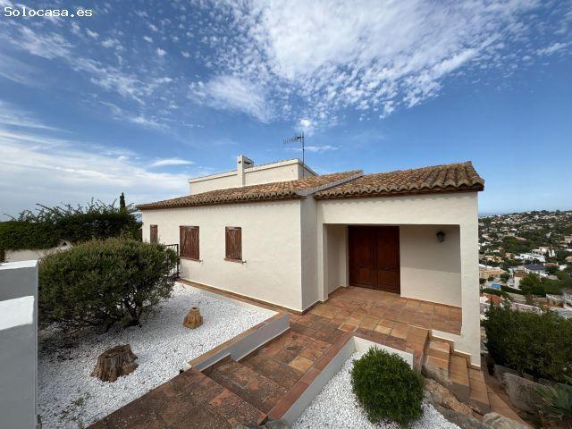 Villa con vistas al mar y apartamento de invitados en Montgó, Dénia