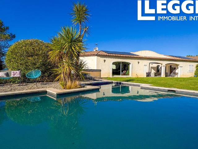 Villa d’architecte 5 chambres à Fuveau en Provence, vue Sainte Victoire, piscine, terrain, Riviera française