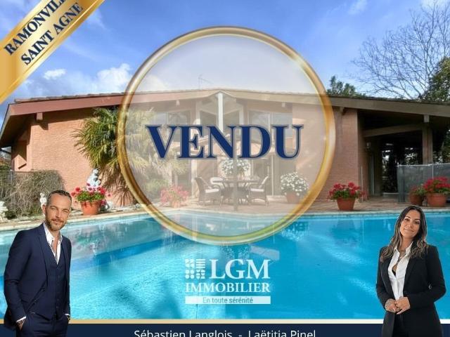 Villa d’architecte d’exception – 330 m² – Piscine au sel – I. 330m² Ramonville Saint Agne