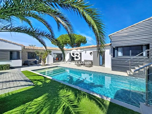 Villa d’Exception avec piscine à 200m de la plage sur l'Île. 147m² Rivedoux Plage
