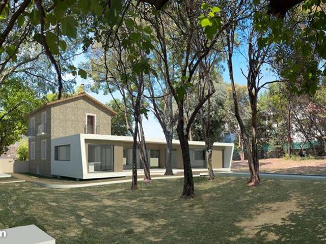 Villa d'architecte aux aubes avec permis de construire