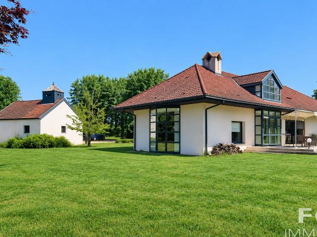 Villa d'architecte de plain pied sans vis à vis
